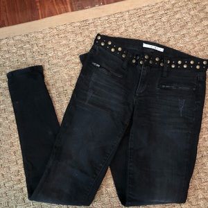 Joe’s jeans studded Chelsea black size 26